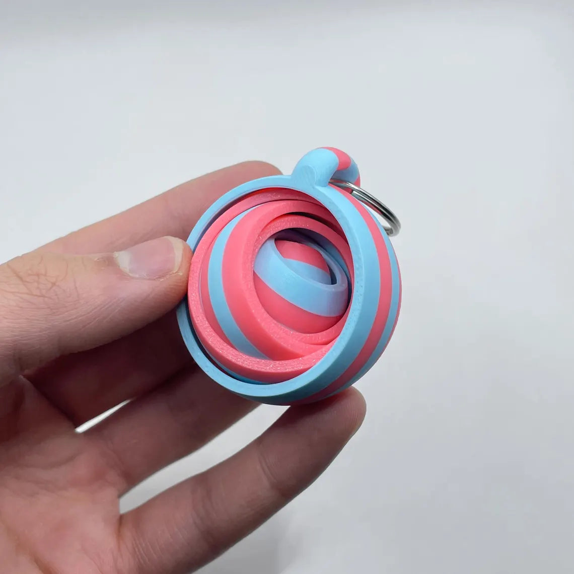 Fidget Gyro Spinner Keyring - Brooks3DPrint
