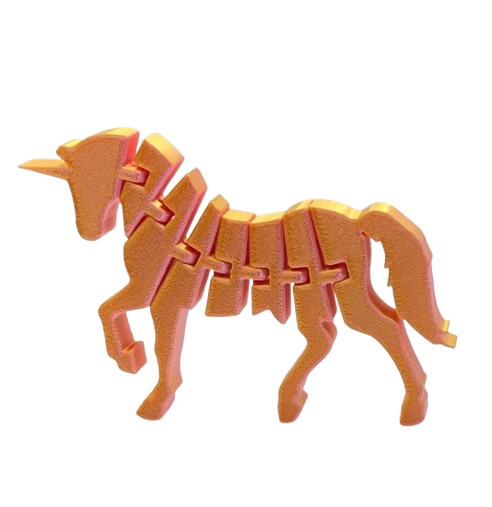 Unicorn Flexi Fidget - Brooks3DPrint