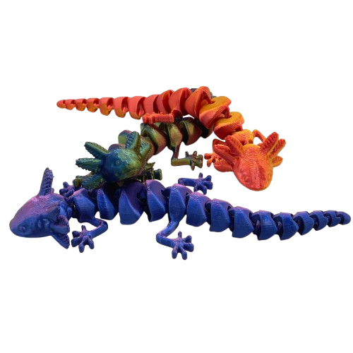 Axolotl Articulated Fidget - Brooks3DPrint