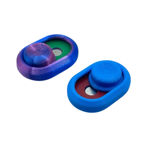Fidget Toy Indicator Thumb Slider, 3D Printed Magnetic Small Fidget Toy Gift - Brooks3DPrint