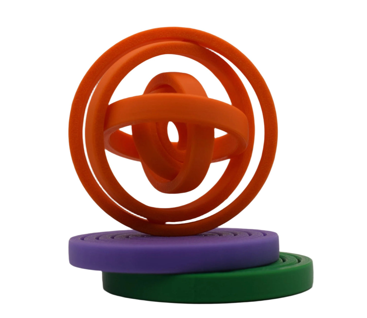 Gyroscopic Spinner 3D Printed Fidget, Handheld Fidget Toy Stress Reliever, Toy for All Ages - Brooks3DPrint