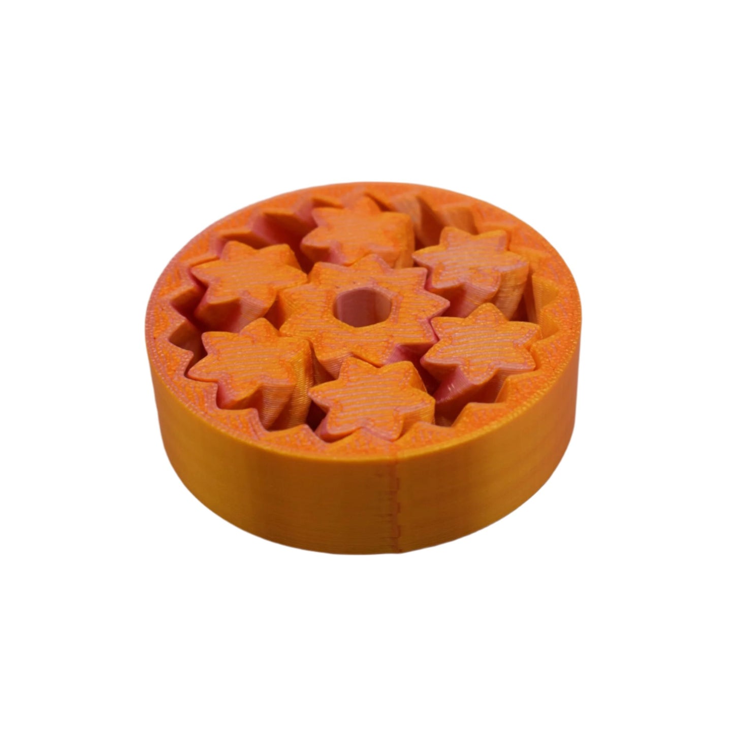 Gear Spinner 3D Printed Fidget, Planetary Gear Fidget Toy, Stress Relieving Desk Fidget - Brooks3DPrint