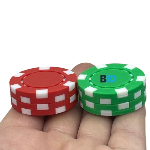 Fidget Poker Chip Magnetic Slider 3D Printed fidget toy Gift - Brooks3DPrint