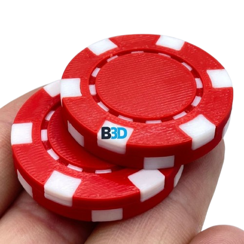 Fidget Poker Chip Magnetic Slider 3D Printed fidget toy Gift - Brooks3DPrint