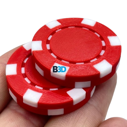 Fidget Poker Chip Magnetic Slider 3D Printed fidget toy Gift - Brooks3DPrint