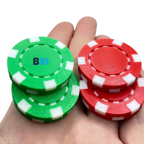 Fidget Poker Chip Magnetic Slider 3D Printed fidget toy Gift - Brooks3DPrint