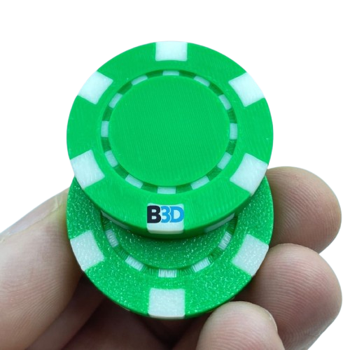 Fidget Poker Chip Magnetic Slider 3D Printed fidget toy Gift - Brooks3DPrint