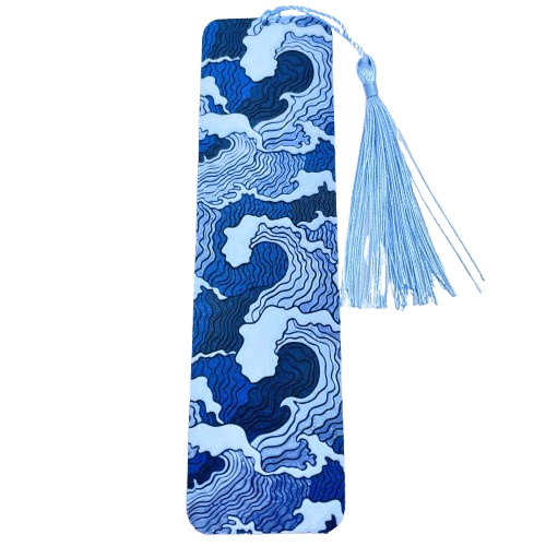 Wave Bookmark Japanese Art-Inspired Style Gift for Books Journals