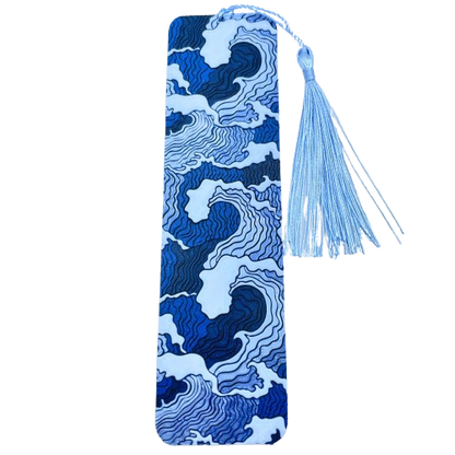 Wave Bookmark Japanese Art-Inspired Style Gift for Books Journals