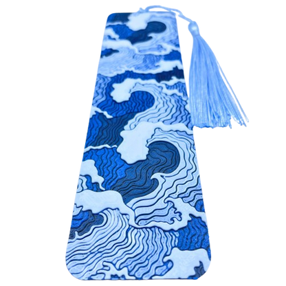 Wave Bookmark Japanese Art-Inspired Style Gift for Books Journals