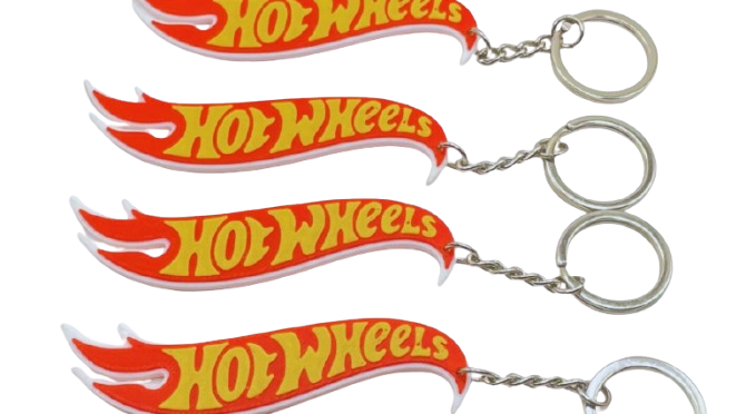 Hot Wheels Key Ring, Key Chain, Car racing - Brooks3DPrint