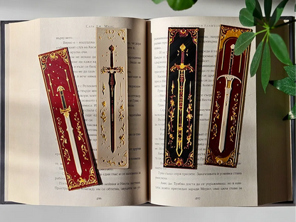 Elven Blades Bookmark 3D Printed Gift Set for Books Journals - Brooks3DPrint