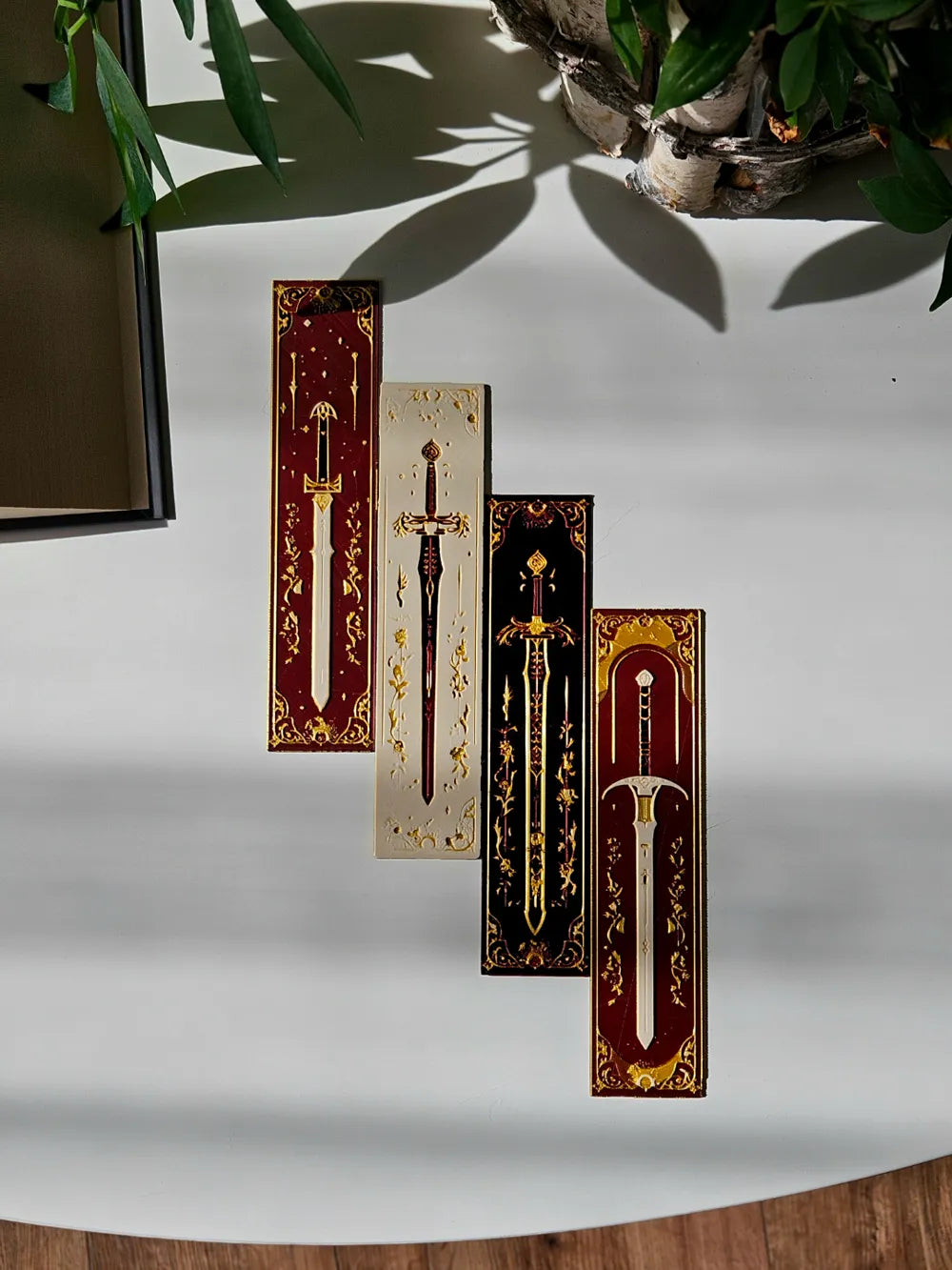 Elven Blades Bookmark 3D Printed Gift Set for Books Journals - Brooks3DPrint