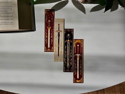 Elven Blades Bookmark 3D Printed Gift Set for Books Journals - Brooks3DPrint