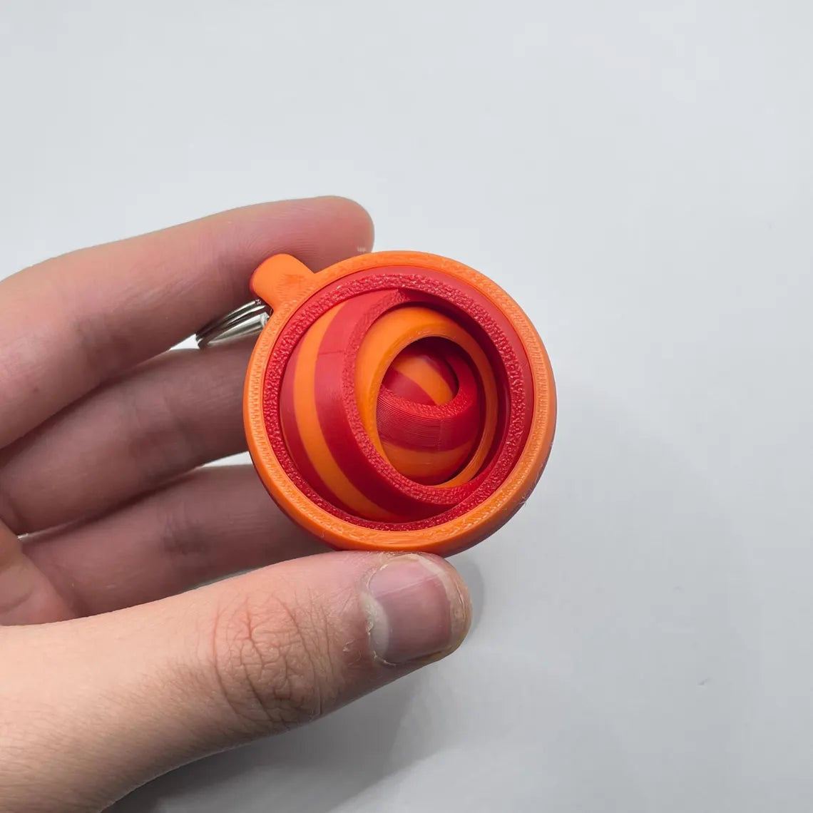 Fidget Gyro Spinner Keyring - Brooks3DPrint