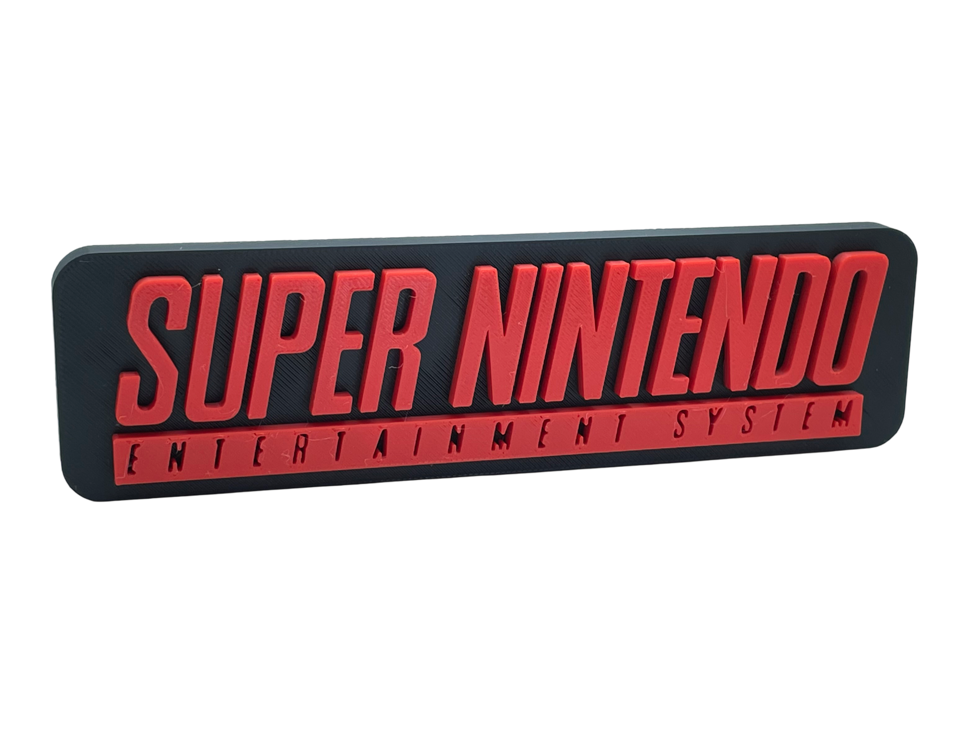 Super Nintendo Entertainment System (SNES) Sign - Brooks3DPrint