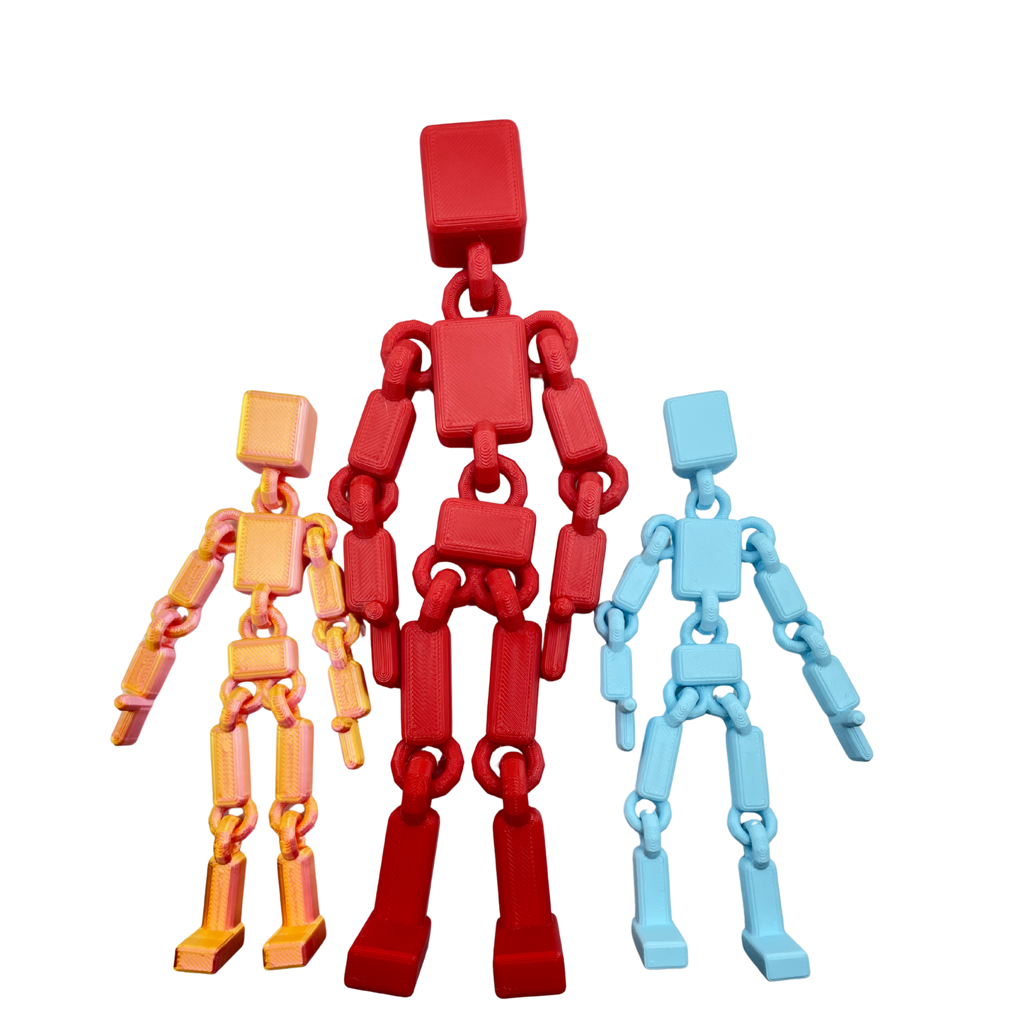 Fidget Ragdoll Toy 3D Printed Flexible Stress Relief Sensory Toy for Kids & Adults - Brooks3DPrint