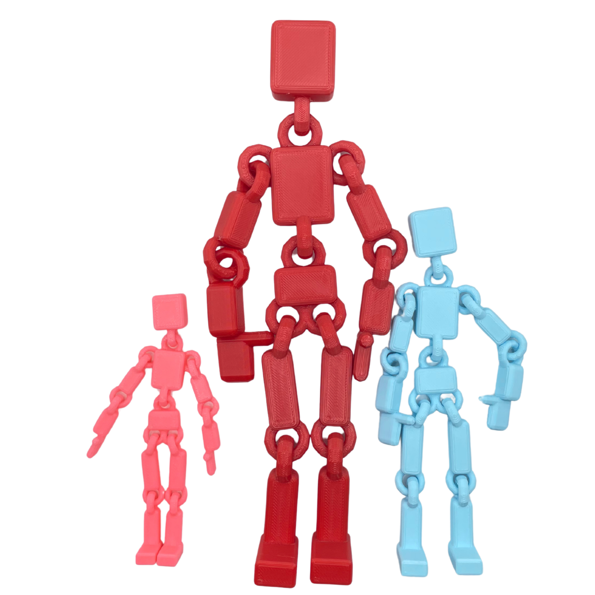 Fidget Ragdoll Toy 3D Printed Flexible Stress Relief Sensory Toy for Kids & Adults - Brooks3DPrint