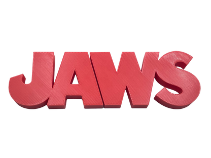 Jaws Logo Sign - Brooks3DPrint