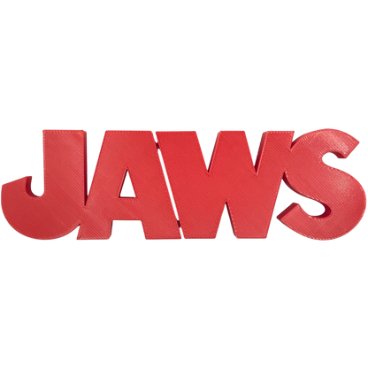 Jaws Logo Sign - Brooks3DPrint