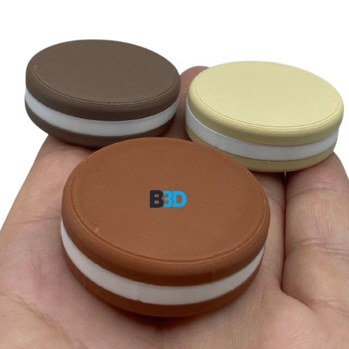 Biscuit Fidget Magnetic Slider Toy 3D Printed fidget Gift - Brooks3DPrint