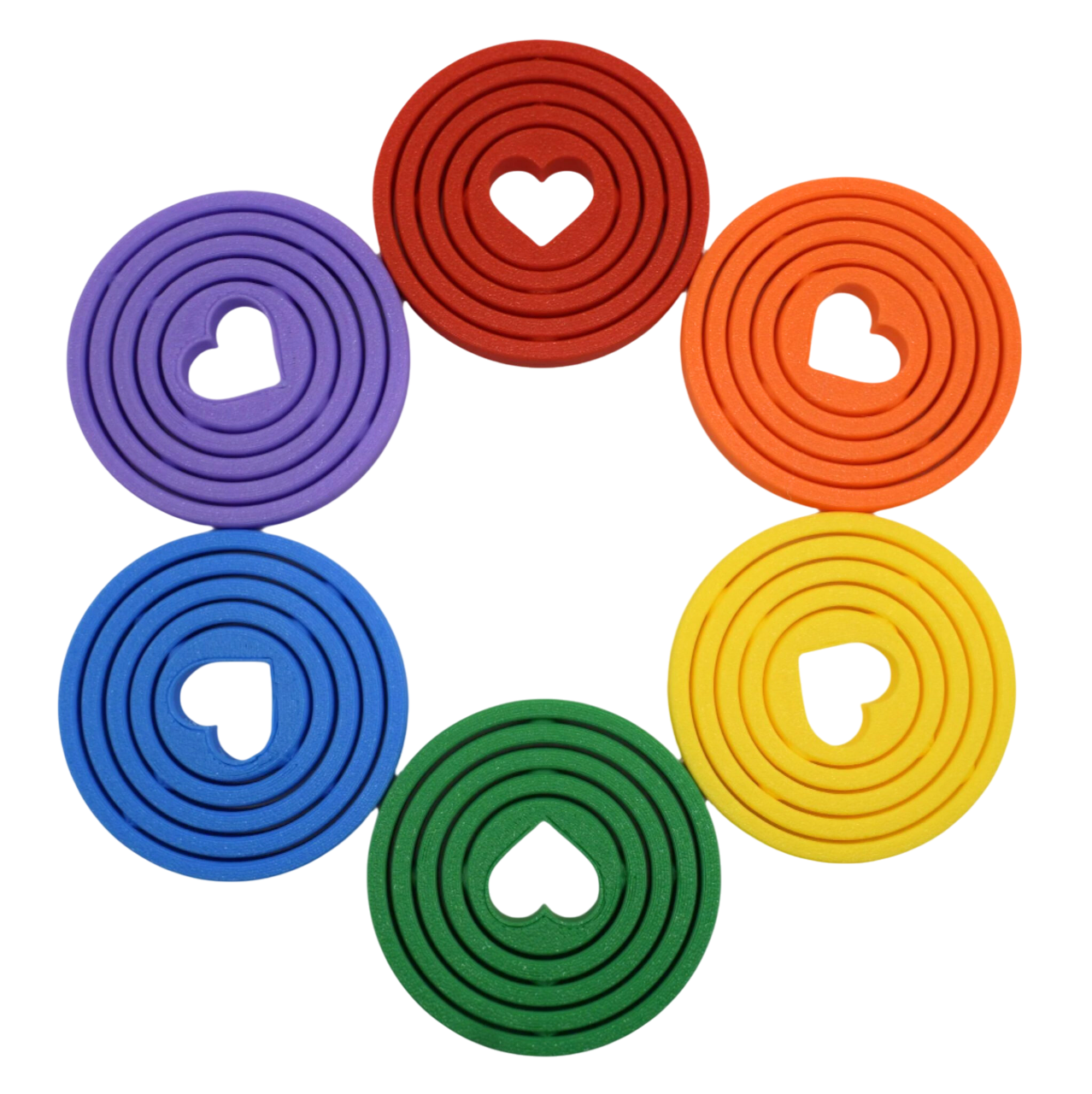 Heart Gyroscopic Spinner Fidget - Brooks3DPrint