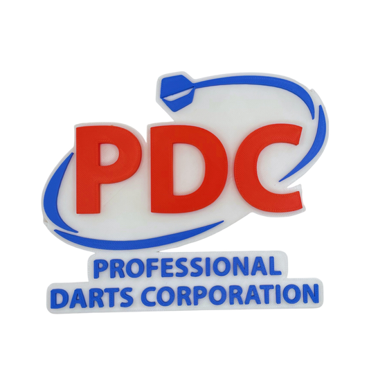 PDC Professional Darts Sign - Brooks3DPrint