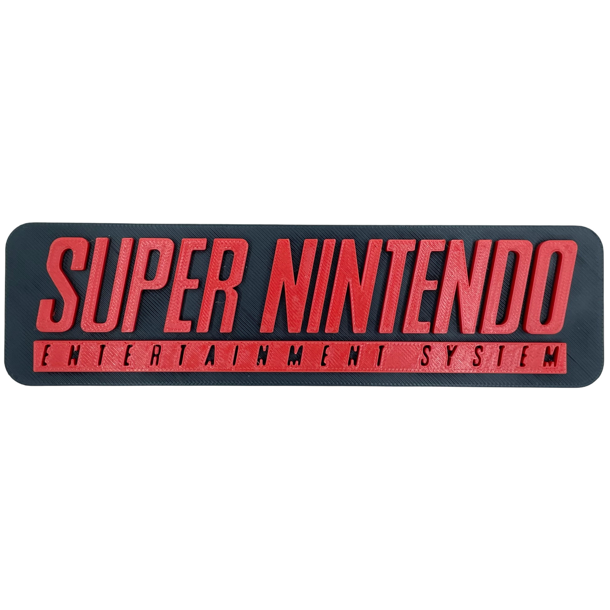 Super Nintendo Entertainment System (SNES) Sign - Brooks3DPrint