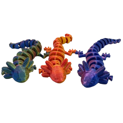 Axolotl Articulated Fidget - Brooks3DPrint