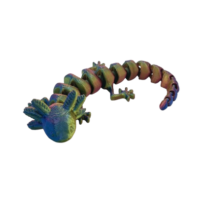Axolotl Articulated Fidget - Brooks3DPrint