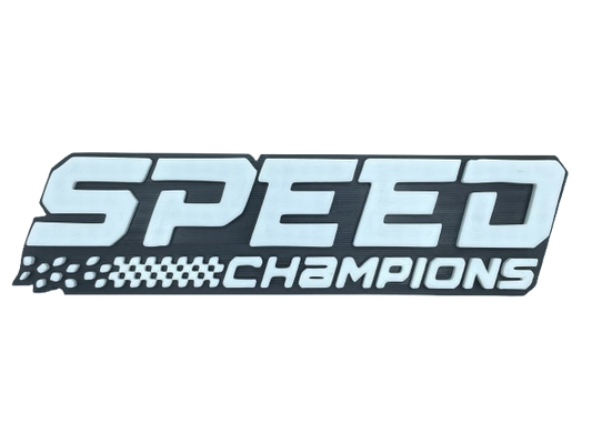 Lego Racing Speed Champions logo Sign Display