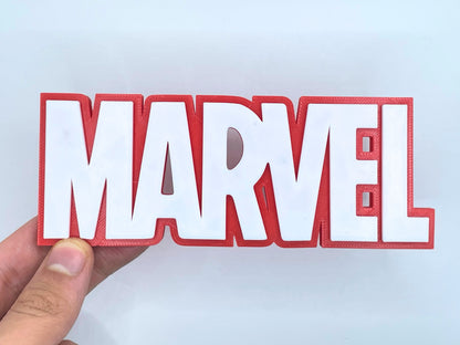 Marvel Sign - Brooks3DPrint