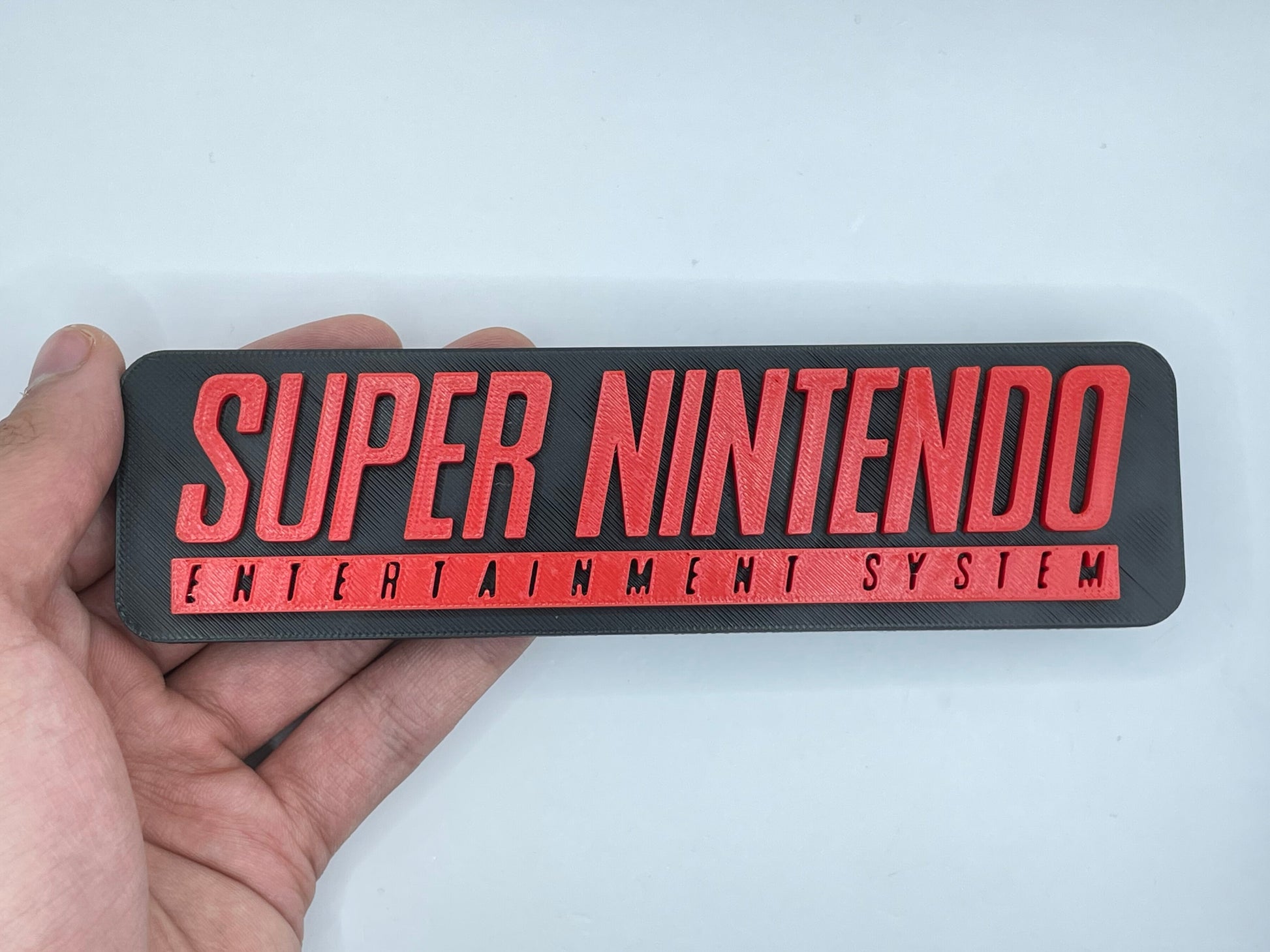 Super Nintendo Entertainment System (SNES) Sign - Brooks3DPrint
