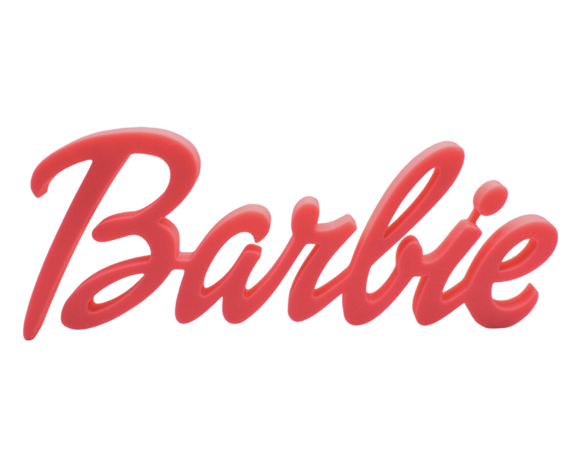 Barbie Logo Sign - Brooks3DPrint
