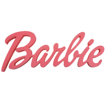 Barbie Logo Sign - Brooks3DPrint