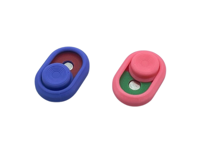 Fidget Toy Indicator Thumb Slider, 3D Printed Magnetic Small Fidget Toy Gift - Brooks3DPrint