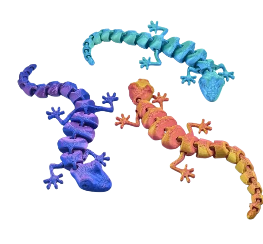 Articulated Lizard 3d Printed Fidget - Brooks3DPrint