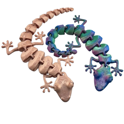 Articulated Lizard 3d Printed Fidget - Brooks3DPrint