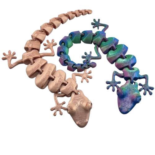 Articulated Lizard 3d Printed Fidget - Brooks3DPrint