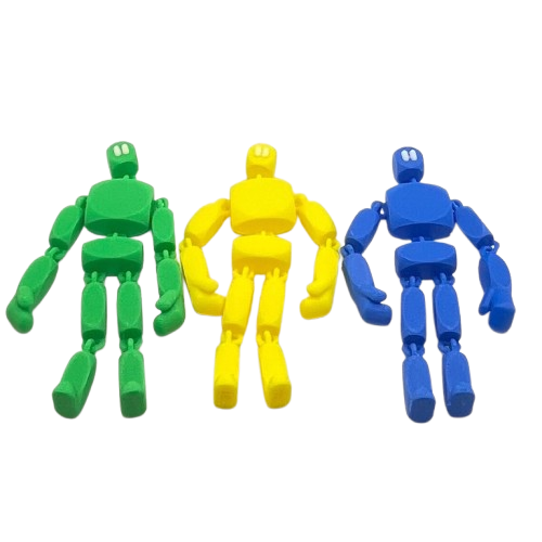 Fidget Robot Toy 3D Printed Flexible Stress Relief Sensory Toy for Kids & Adults Gifts - Brooks3DPrint