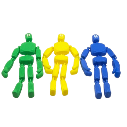 Fidget Robot Toy 3D Printed Flexible Stress Relief Sensory Toy for Kids & Adults Gifts - Brooks3DPrint