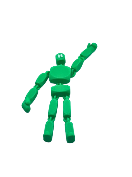 Fidget Robot Toy 3D Printed Flexible Stress Relief Sensory Toy for Kids & Adults Gifts - Brooks3DPrint