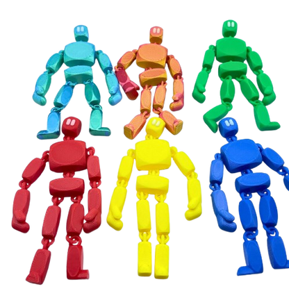 Fidget Robot Toy 3D Printed Flexible Stress Relief Sensory Toy for Kids & Adults Gifts - Brooks3DPrint