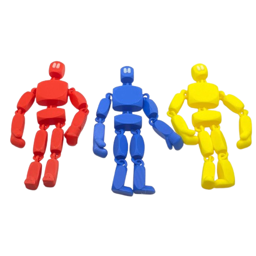 Fidget Robot Toy 3D Printed Flexible Stress Relief Sensory Toy for Kids & Adults Gifts - Brooks3DPrint