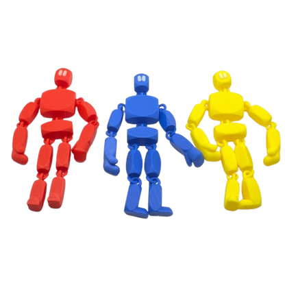 Fidget Robot Toy 3D Printed Flexible Stress Relief Sensory Toy for Kids & Adults Gifts - Brooks3DPrint