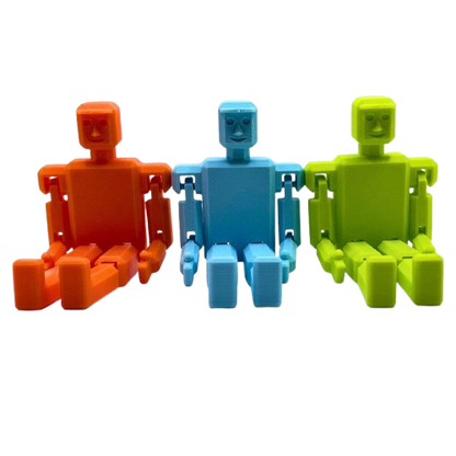 Fidget Man 3D Printed Flexible Stress Relief Sensory Toy for Kids & Adults Gifts - Brooks3DPrint