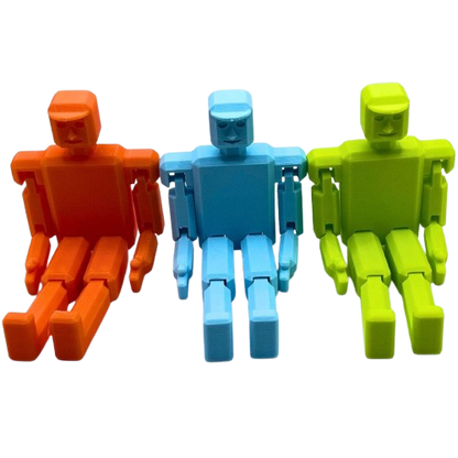 Fidget Man 3D Printed Flexible Stress Relief Sensory Toy for Kids & Adults Gifts - Brooks3DPrint