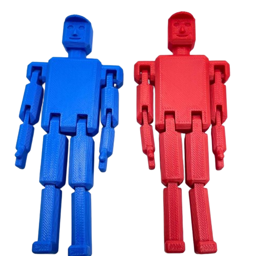 Fidget Man 3D Printed Flexible Stress Relief Sensory Toy for Kids & Adults Gifts - Brooks3DPrint