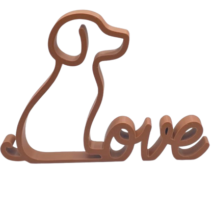 Labrador Dog Love - Home Decor Dog Lover Gift 3D Printed - Brooks3DPrint
