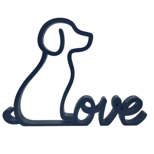 Labrador Dog Love - Home Decor Dog Lover Gift 3D Printed - Brooks3DPrint